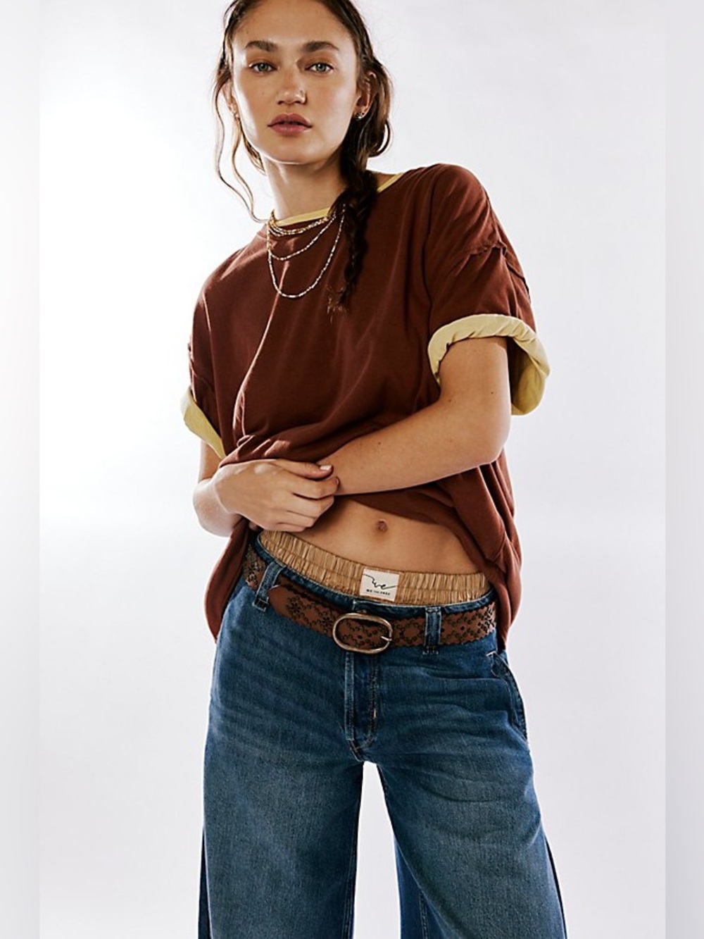 Free People - We The Free Nina Tee Brown